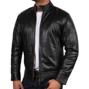 Quality leather jacket for men online 