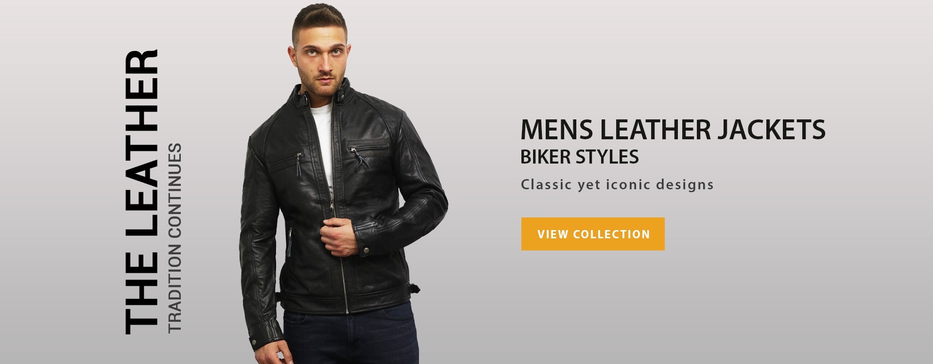 Leather jacket mens