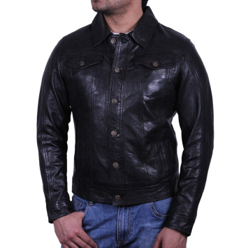 Leather Jacket Mens | Real Soft Nappa Lambskin Leather Jacket 