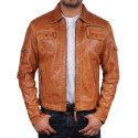 Leather Jacket Mens | Real Nappa Sheepskin Leather Jacket For Men