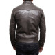 Men's Brown Leather Biker Jacket Iconic Style- Bryan