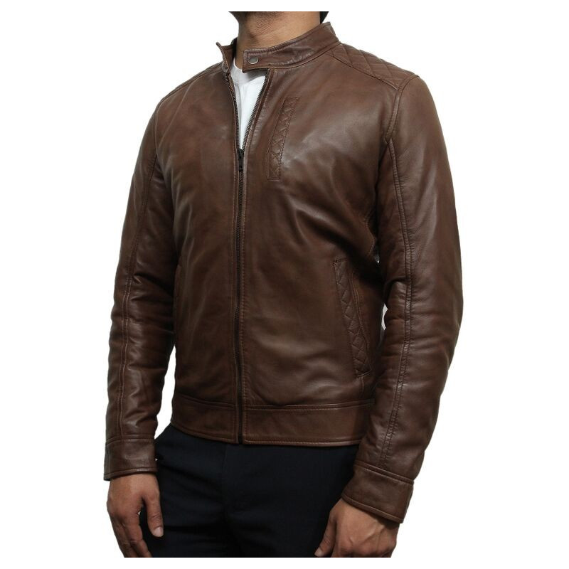 Leather Jacket Mens | Real Soft Nappa Lamb Leather Jacket For Men ...