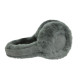 Hamptons Grey Classic Unisex Genuine Sheepskin Ear Muffs