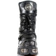 New Rock Black Leather Biker Gothic Boots - M107-S3