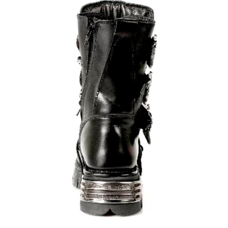 Mens new rock boots M.391-S1, Mens new rock leather biker goth boots