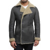 Men's shearling sheepskin jacket - Rambo