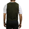Mens Leather Waistcoat From Smooth Exclusive Goat Suede Classic Smart Leather 
