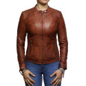 Leather Jacket Womens | Real Nappa Lamb Leather Jacket For Women