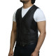 Mens Leather Nappa Leather Vintage Vest