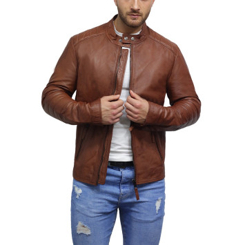Leather Jacket Mens | Real Soft Lambskin Leather Jacket For Men