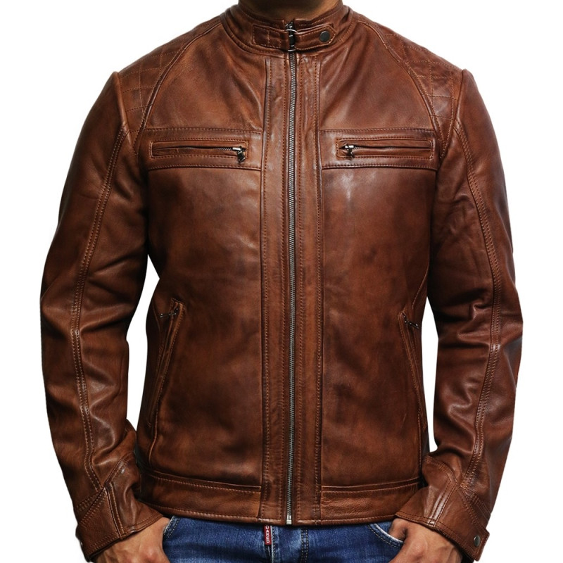 waxed leather jacket