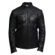  Mens Genuine Leather Biker Jacket Waxed Slim Fit Distressed