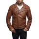 Mens Leather Jacket Genuine Brando Style