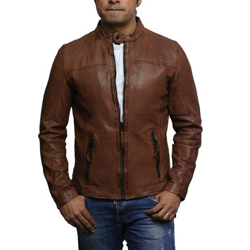 Leather Jacket Mens | Real Soft Lambskin Leather Jacket For Men