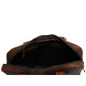 Unisex Genuine Leather Laptop Messenger Handbag Business Briefcase