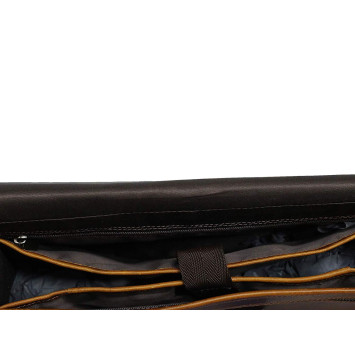 Unisex Genuine Leather Laptop Messenger Shoulder Bag Multi-Functional Style