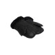 Unisex Soft Thick 100% Sheepskin Leather Black Fur Mittens Ideal For Winter