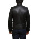 Mens Genuine Leather Biker Jacket Sheepskin Vintage