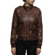  Ladies Leather Jacket Bomber Slim Fit Style
