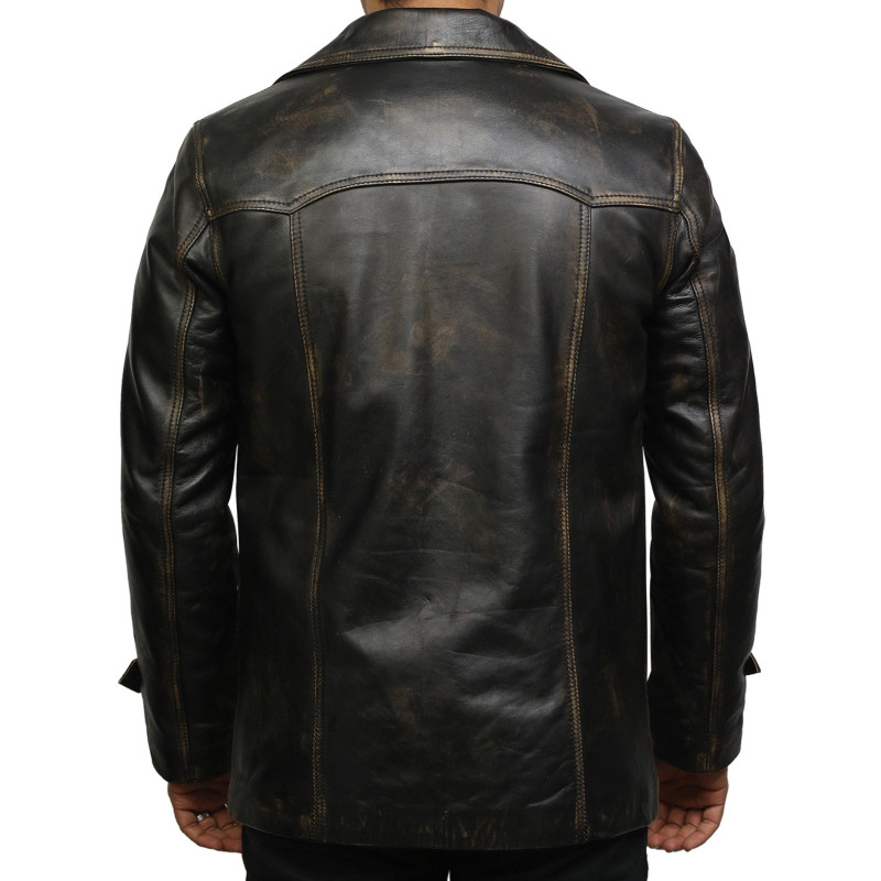 brandMe Mens Genuine Leather Pure Lambskin Biker Jacket MM313 
