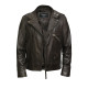 Men's Vintage Brown Front Zipped Leather jacket