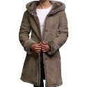 Women Shearling Sheepskin Jacket Coat Annecy-Taupe