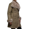 Leather Sheepskin Shearling Coat Womens | B3 WW2 Aviator Flying Merino Shearling Coat