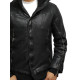 Men's Black Genuine Leather Biker Jacket