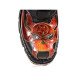 New Rock Red Skull Devil Black Leather Boot Biker Goth Rock Boots 107-S1