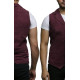 Mens Leather Waistcoat From Smooth Exclusive Goat Suede Classic Smart Burgundy Leather Waistcoat