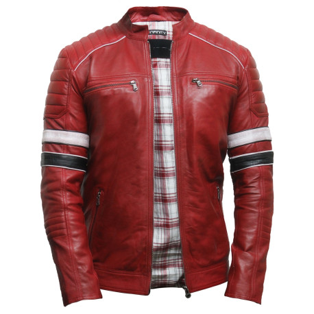 Leather Jacket Mens | Real Soft Nappa Lamb Leather Jacket For Men