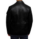  Men's Genuine Lambskin Leather Jacket Trench Safari Coat Washed