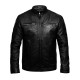 Men’s Black Leather Jacket - Liam