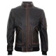 Leather Bomber Jacket Mens | Real Soft Nappa Leather Jacket Vintage 