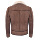 Leather Sheepskin Shearling Jacket Mens | Aviator Flying Jacket