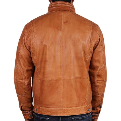 Leather Jacket Mens | Real Soft Nappa Lamb Leather Jacket For Men