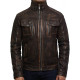 Leather Jacket Mens | Real Soft Nappa Lamb Leather Jacket For Men Distressed