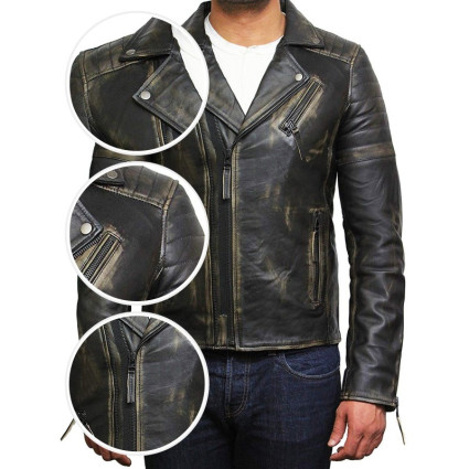 Leather Jacket Mens | Real Soft Nappa Lamb Leather Jacket For Men