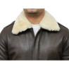 Leather Bomber Jacket Mens | Real Soft Lambskin Leather Jacket For Men
