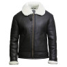 leather-bomber-sheepskin -shearling-jacket Mens-b3-aviator-flying