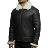 leather-bomber-sheepskin -shearling-jacket Mens-b3-aviator-flying
