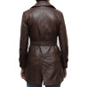 Leather Jacket Womens | Real Nappa Lamb Leather Long Jacket For Women