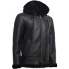 Men's Aviator Real Shearling Sheepskin Leather Bomber Flying Jacket
