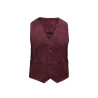 Mens Leather Tan Smart Waistcoat