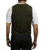Mens Leather Tan SmartWaistcoat