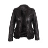 Leather Jacket Womens | Real Soft Nappa Lamb Leather Blazer Jacket For Women