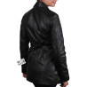 Leather Jacket Womens | Real Nappa Lamb Leather Long Jacket For Women
