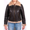 Ladies Shearling sheepskin Jacket - Virginia