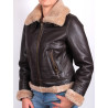 Ladies Shearling sheepskin Jacket - Virginia