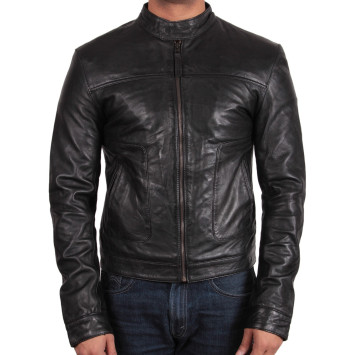 Leather Jacket Mens | Real Soft Nappa Sheep Leather Jacket For Men